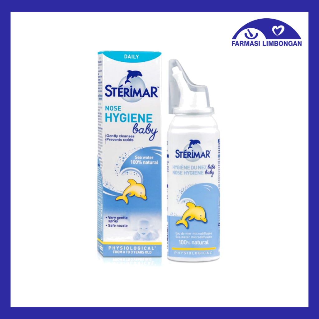 STERIMAR BABY SEA SALT WATER NASAL SPRAY 100ML Farmasi Limbongan