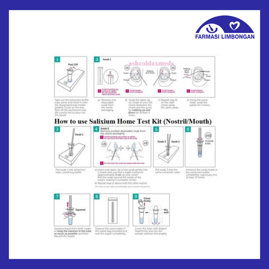 Covid19 Self Test Kit (Gmate/Salixium/Newgene/Longsee/ALLTest/Lyher/Ud
