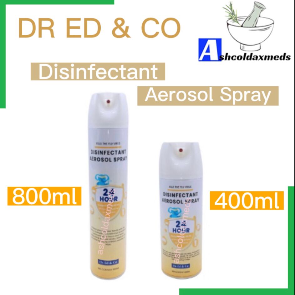 Dr.Ed & Co Disinfectant Aerosol Spray 400ML / 800ML (Alternative to