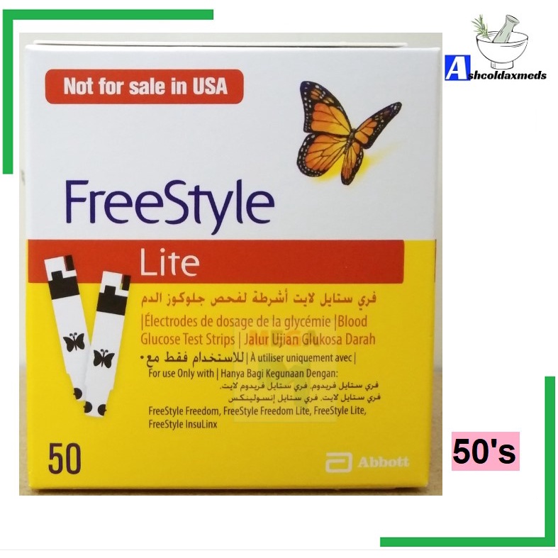 Abbott Freestyle Freedom Lite Test Strips 50s Farmasi Limbongan