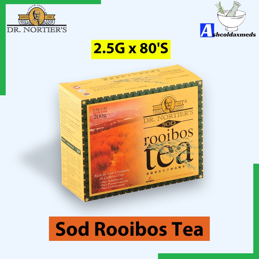 Dr Nortier's Sod Rooibos Tea (2.5g x 80's) Farmasi Limbongan