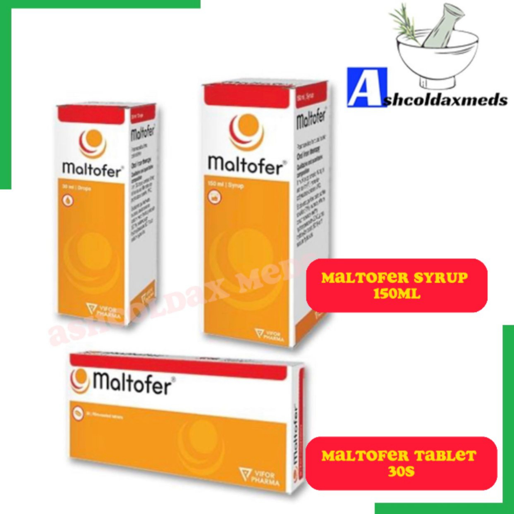 Maltofer Syrup 150ml / Chewable tablets 30's - Farmasi Limbongan