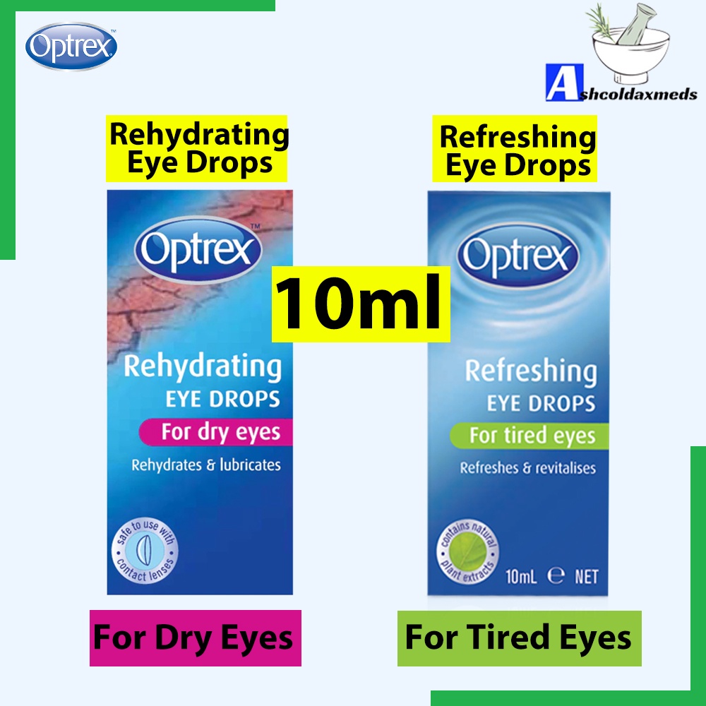 Optrex Rehydrating Eye Drops (TIRED EYES) 10ML / Refreshing Eye Drop