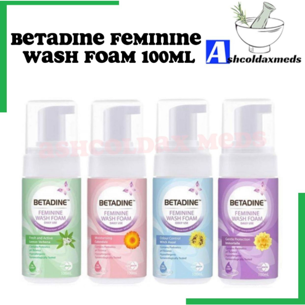 Betadine Feminine Wash Foam (100ml) Farmasi Limbongan