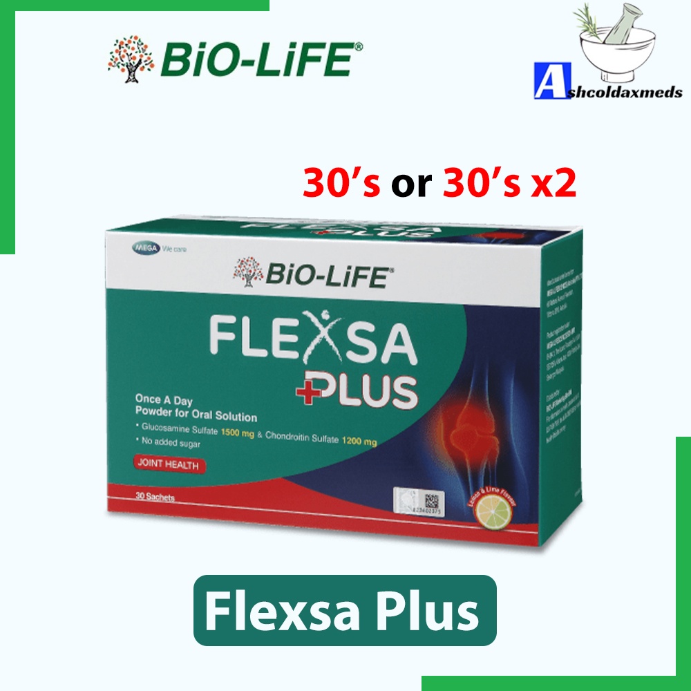 BIOLIFE FLEXSA PLUS (GLUCOSAMINE 1500MG + CHONDROITIN 1200MG) 30S OR ...